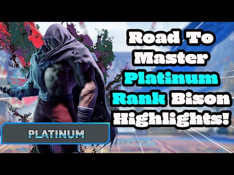 Street Fighter 6 - Platinum Rank M.Bison Montage! | Road To Master Rank! | Jay Suavee