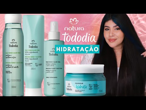 💦NATURA TODODIA CABELOS CRONOCAPILAR: Hidratação Maçã Verde e Aloe Vera [Vegano]