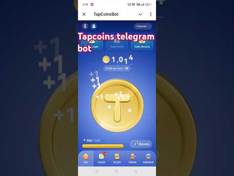 tapcoins bot ! new telegram mining ! new Mining 2024 ! new Mining app #shorts #short #shortvideo