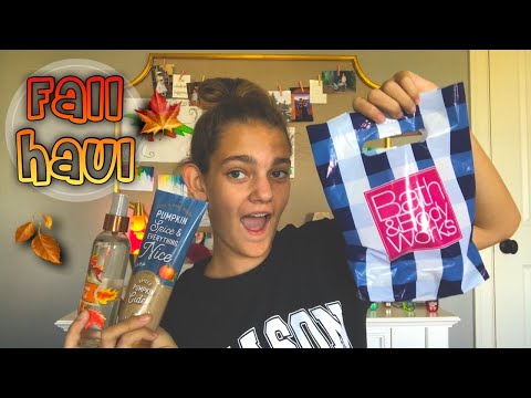 FALL BATH AND BODY WORKS HAUL