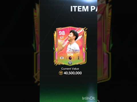 I got 98 son💀 sold for 40milion🤑🤑 #fifamobile #fcmobile24 #fc25#fc24 #fcmobile #shortvideo #games