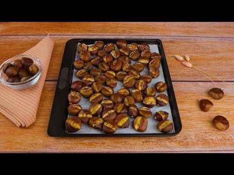 BAKED CHESTNUTS: SOFT and EASY TO PEEL! 🌰