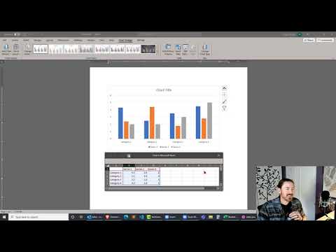 Add and Edit Excel Charts Within a Word Document