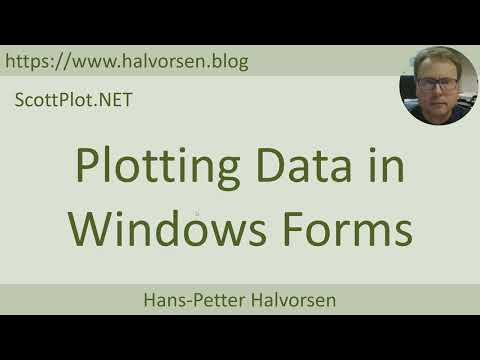 Plotting Data in Windows Forms using ScottPlot (Free and Open-source Plotting Library for .NET)