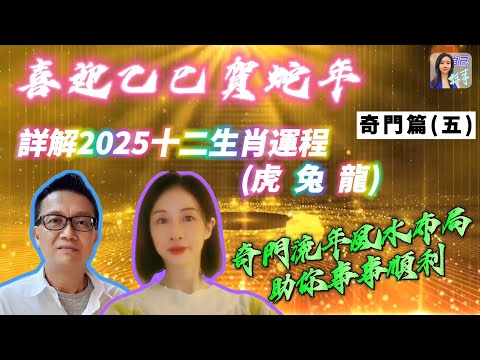 【粵語中字】解構2025乙巳年虎兔龍生肖運程 | EP0074 20241130 #自己話事 #阿娜 #李sir玄宇宙學園 #喜迎乙巳賀蛇年 #奇門命盤 #奇門風水 #幾何立極法 #乙巳年十二生肖運程