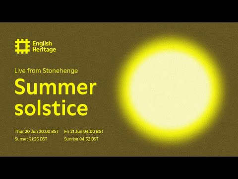 Summer Solstice 2024: Sunset Live from Stonehenge