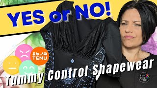 Tummy Control Shapewear | Temu Review | Tummy Slimming Control Shaper