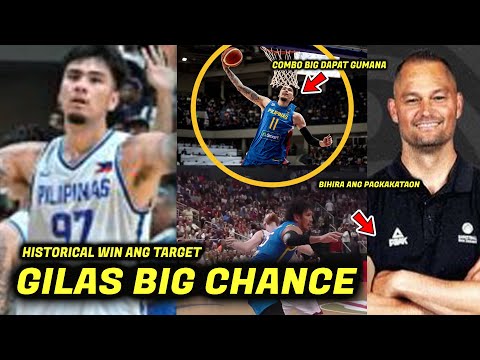 Big Chance para sa Gilas. Historical Win ang Target! KAI SOTTO at FAJARDO Combo Kailangan Gumana.