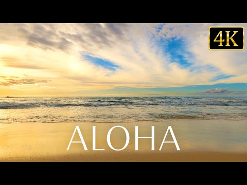 Serene Hawaii: Soothing Beach Sounds for Deep Relaxation and Sleep (4K UHD)