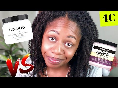 ADWOA BEAUTY VS AUNT JACKIE'S CURL CUSTARD | 4C Hair