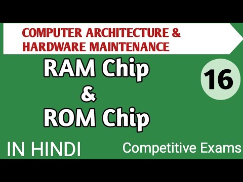 Lec - 2.2 RAM Chip & ROM Chip in Computer Architecture in Hindi