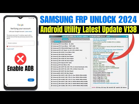 SAMSUNG FRP UNLOCK ANDROID 14/13 2024 | ADB FAIL FIX TOOL | ONE CLICK FRP BYPASS TOOL