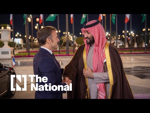 Emmanuel Macron begins three-day visit to Saudi Arabia