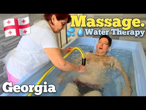 NEVER SEEN A MASSAGE LIKE THIS! 💧INTENSE WATER MASSAGE put me IN THE ZONE! Georgia 🇬🇪