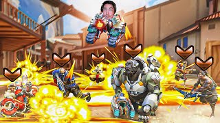 1 Classic BASTION vs 6 Players in OVERWATCH CLASSIC