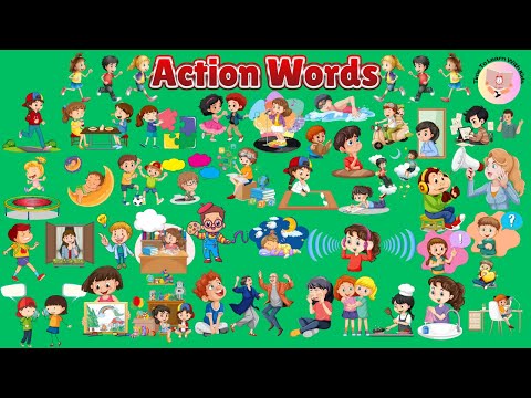 Action words | Learn Action Verbs | 100 Action Words In English | Daily Action Words |