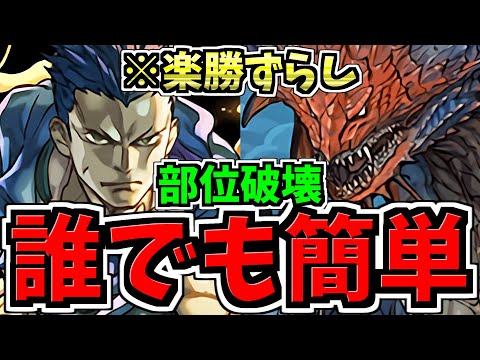 【誰でも簡単】ずらし爆速＆部位破壊！ロキ降臨周回！ネロミェール編成！代用・立ち回り解説！ガンコラ【パズドラ】