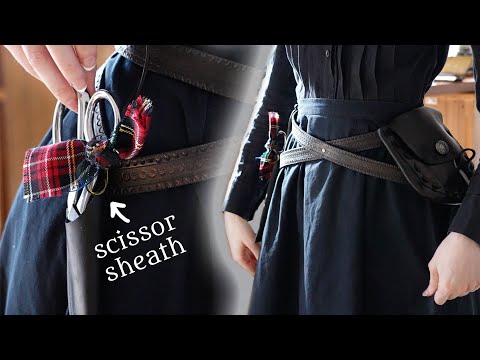 Making a badass sewing toolbelt after Moiraine’s belt | Leatherworking Adventures