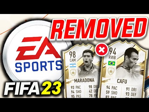 ALL ICONS REMOVED FROM FIFA 23⚠️