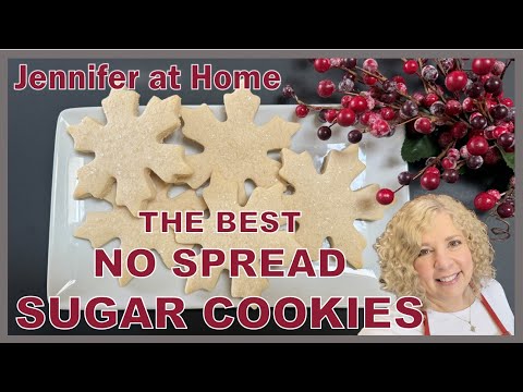 THE BEST NO SPREAD SUGAR COOKIES #nospreadcookies #sugarcookies  #cutoutcookies #christmascookies