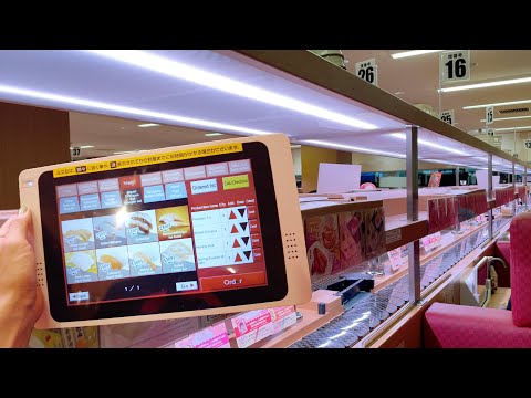 Amazing mechanized Japanese sushi restaurant🍣SUSHIRO