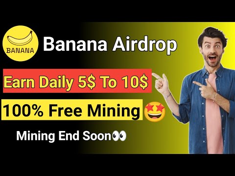 Banana telegram bot || Banana airdrop withdrawal || Banana Airdrop new update