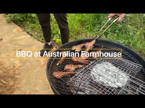 (280) BBQ at Australian Farmhouse￼🪵 澳洲農場燒烤日🔥