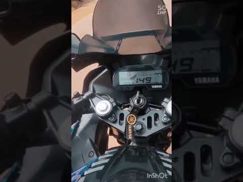 #Yamaha R15v3 #wheeliestunt  #top speed  whatsapp status on #YouTube 🔥😱😱 #shorts