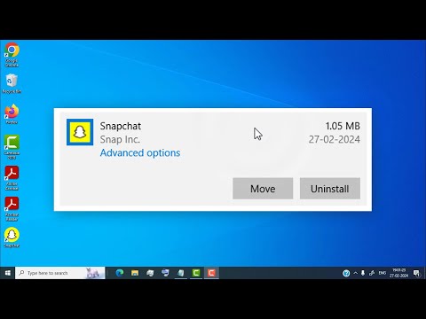 How to Uninstall Snapchat App from Windows Laptop