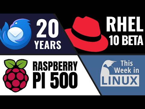 RHEL 10 Beta, Raspberry Pi 500, 20 Years of Thunderbird & more Linux news