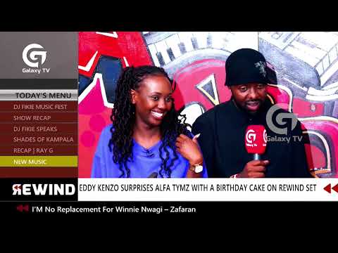 Eddy Kenzo surprises Alfa Tymz with a cake on birthday | Rewind