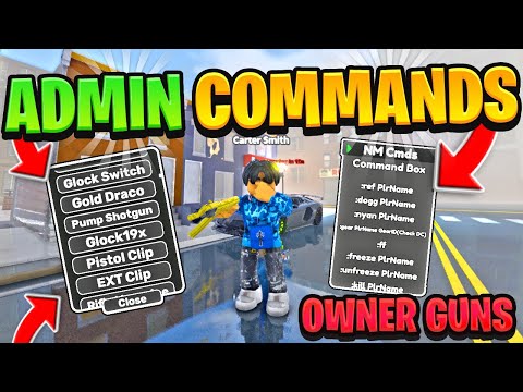 I GOT ADMIN COMMANDS AND SPAWNED OWNER GUNS IN THIS ROBLOX HOOD GAME