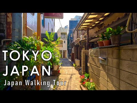 Exploring Tokyo Japan from Yotsuya to Kagurazaka 4K