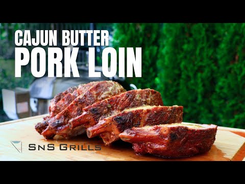 Cajun Butter Smoked Pork Loin Recipe - Bone In Pork Loin