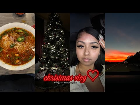 Weekly vlog: christmas decor, pho date, shopping, etc.