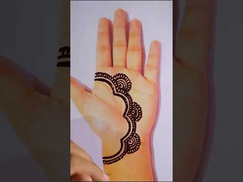 Easy simple arabic mehndi design #mehndi #youtubeshorts #shorts #viralvideo