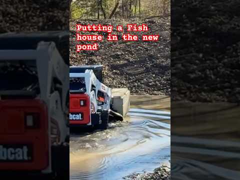 Making a fish structure from old water tank #shortsvideo #fishing #ponds #structure