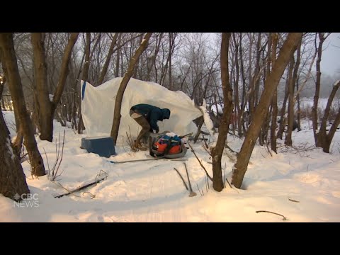 Man camping on Winnipeg riverbank embraces premier's plan to address homelessness