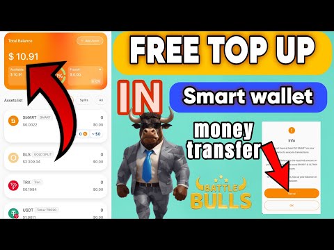 Smart wallet top up kaise Kare | smart wallet top up | battle bulls promo code | Battle bulls update