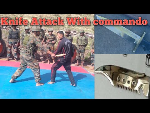 Top 5 Type Knife Attack | Indian Army Physical Training | Commando Top 5 Knife Attack | Training