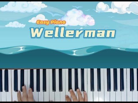 Wellerman (Sea Shanty)⚓ Easy Piano Cover ~ 海盗之歌 🏴‍☠️ 简易钢琴版~by Nathan Evans