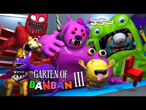 Garten of Banban 3 - ALL NEW BOSSES (Full Gameplay)