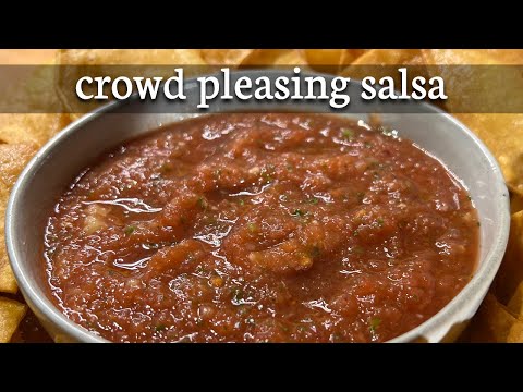 Restaurant Quality Salsa to Feed a Crowd! Quick and EASY!