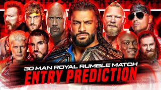 WWE Royal Rumble 2023 Dream Entry Predictions | Wrestle Freakin