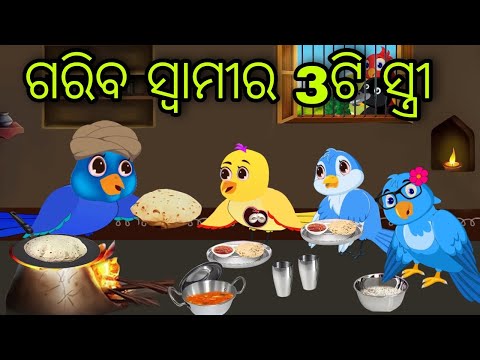 ଗରିବ ସ୍ଵାମୀର ତିନୋଟି ସ୍ତ୍ରୀ | Gariba Swamira Tinoti Stree | Tiki Chadhei | Odia Gapa | Chadhei Gapa