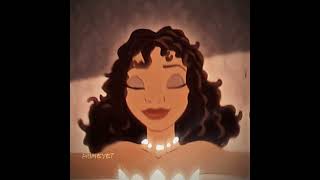 Princess TIANA LET’S HER HAIR DOWN❤️❤️‍🔥 #princessandthefrog #disney #viralshorts #edit #capcut