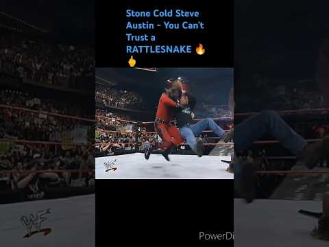 Stone Cold Steve Austin - You Can't Trust a RATTLESNAKE #shortsfeed #shorts #wwe