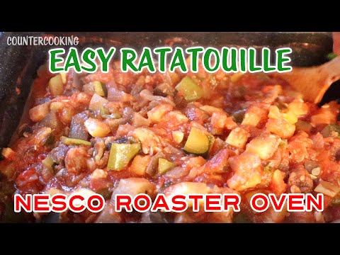 Nesco 4 Qt Roaster Oven - Easy Ratatouille - Summer Vegetable Stew