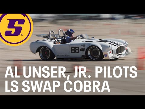 Al Unser, Jr. Pilots LS Swapped Cobra Race Car at SCCA Autocross