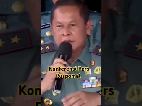 Konferensi pers Puspomal terkait Kasus penembakan #viralvideo #viralshorts #penembakan  #shorts